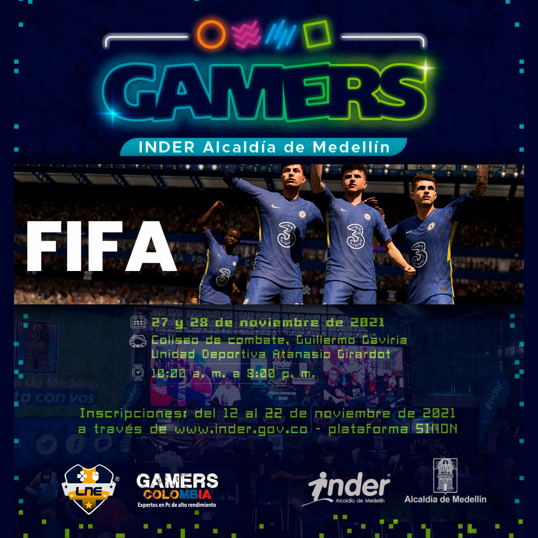 Torneo FIFA TOP 8 LNE - Gamers INDER 2021