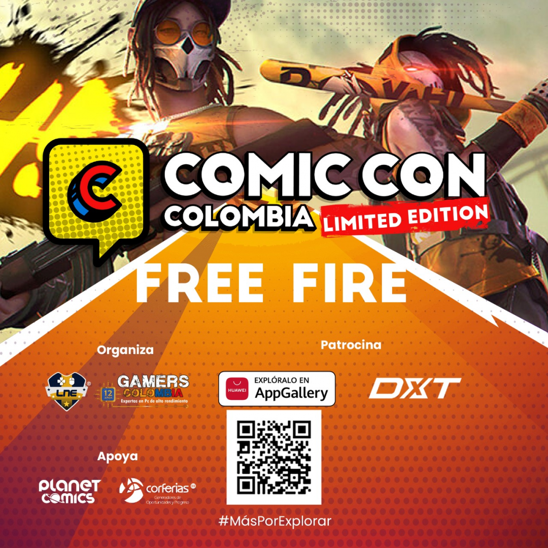 Finales Free Fire Comic Con Colombia By AppGallery