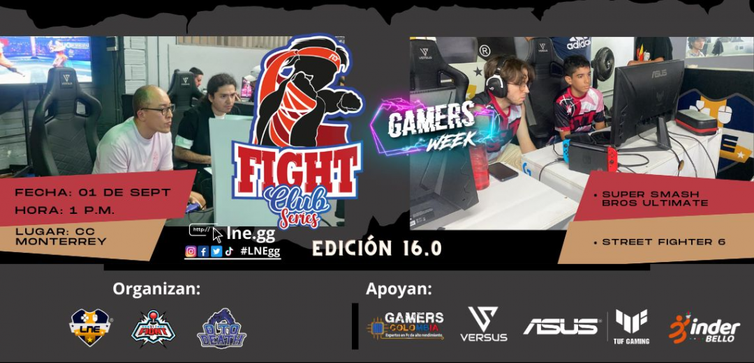 FIGHT CLUB SERIES EDICIÓN 16.0 - SUPER SMASH BROS ULTIMATE